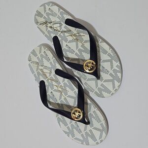 Michael Kors Women's Blue Flip Flops